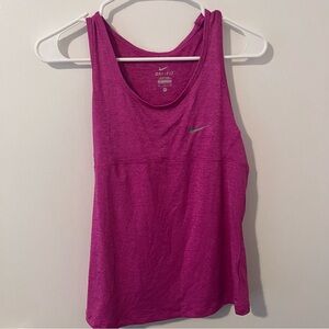 Nike Dri-Fit Hot Pink Racerback Tank Top Running Shirt Size XL